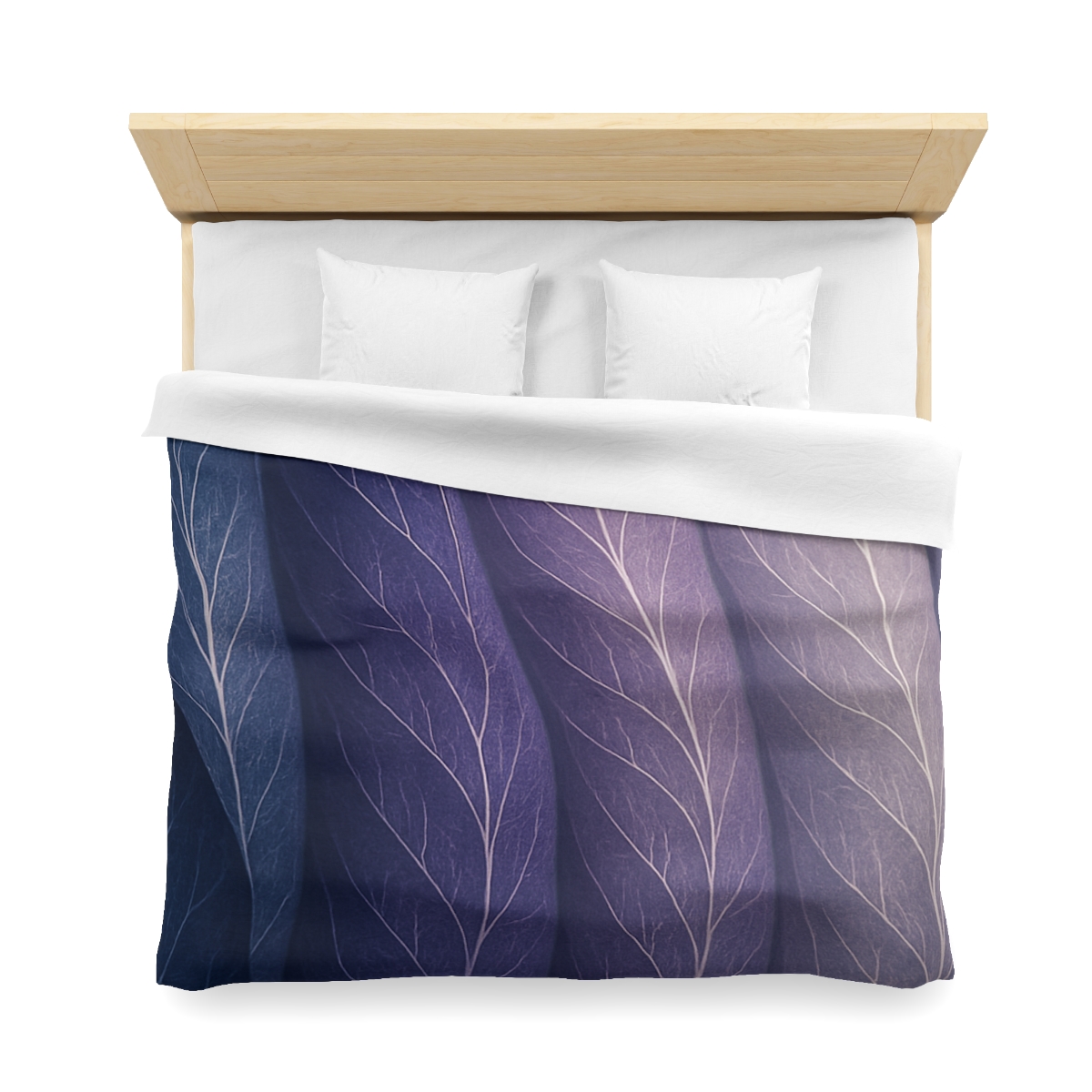 Leaf Vein Aurora Drapery custom duvets