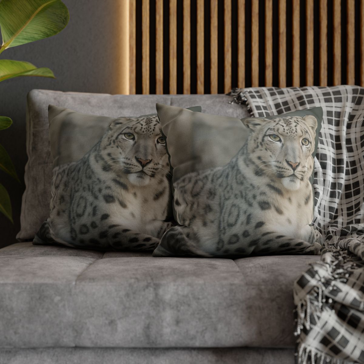 Hidden Realm Snow Leopard unique gift pillow cases