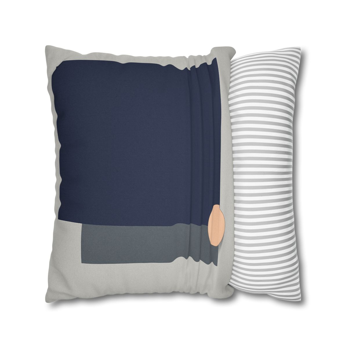 Balanced Triad With Open Center personalized pillow covers