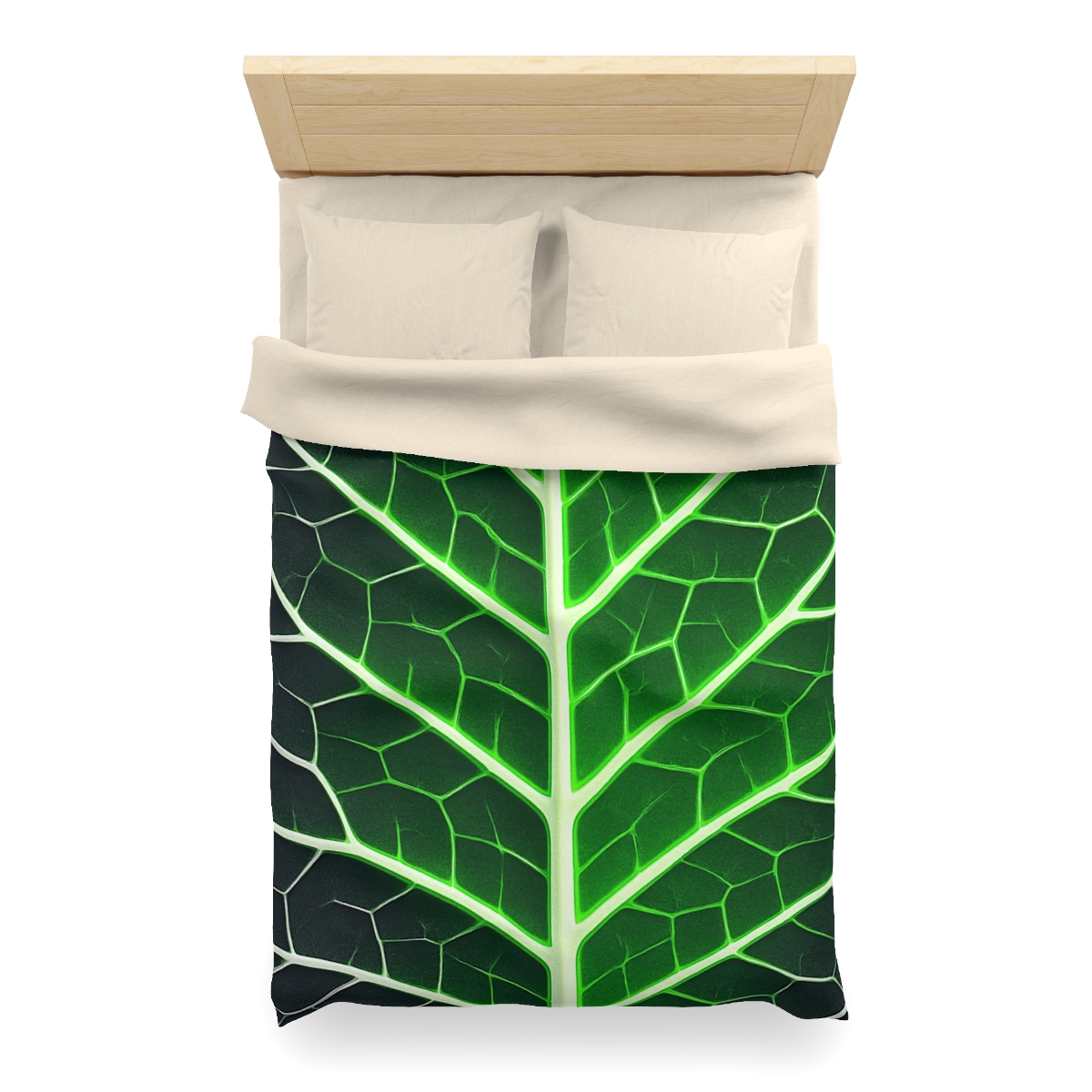 Fractaled Leaf Vein Web soft comforter duvets