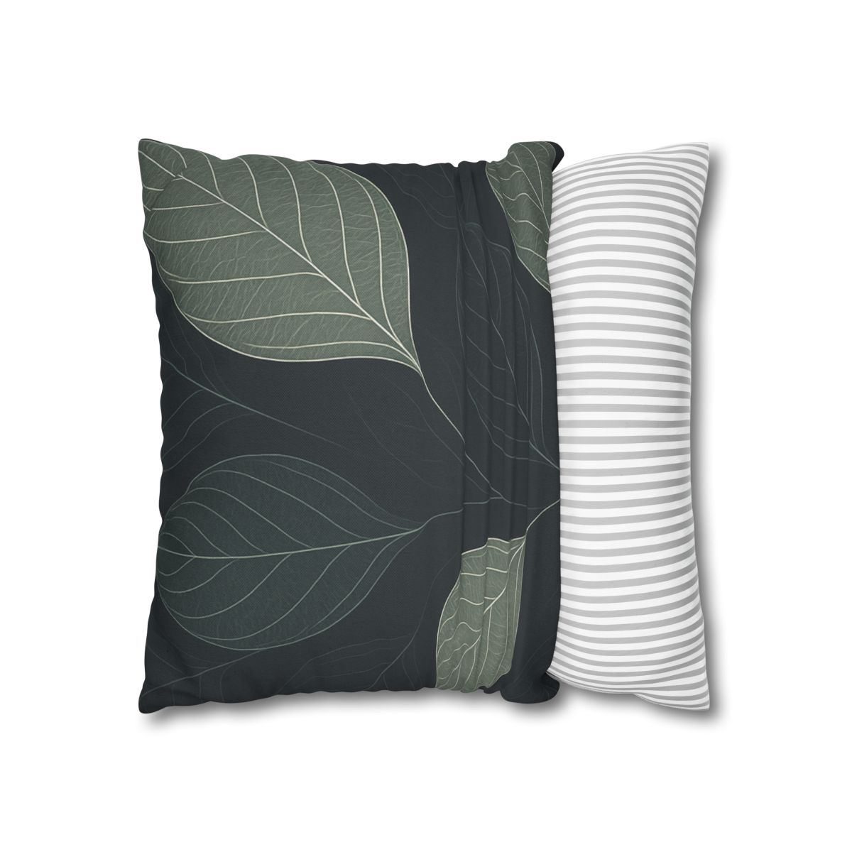 Leaf Vein Circuit Filigree soft cotton pillow cases