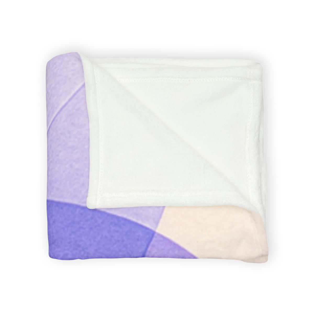 Petal Prism Overlap soft fleece blankets