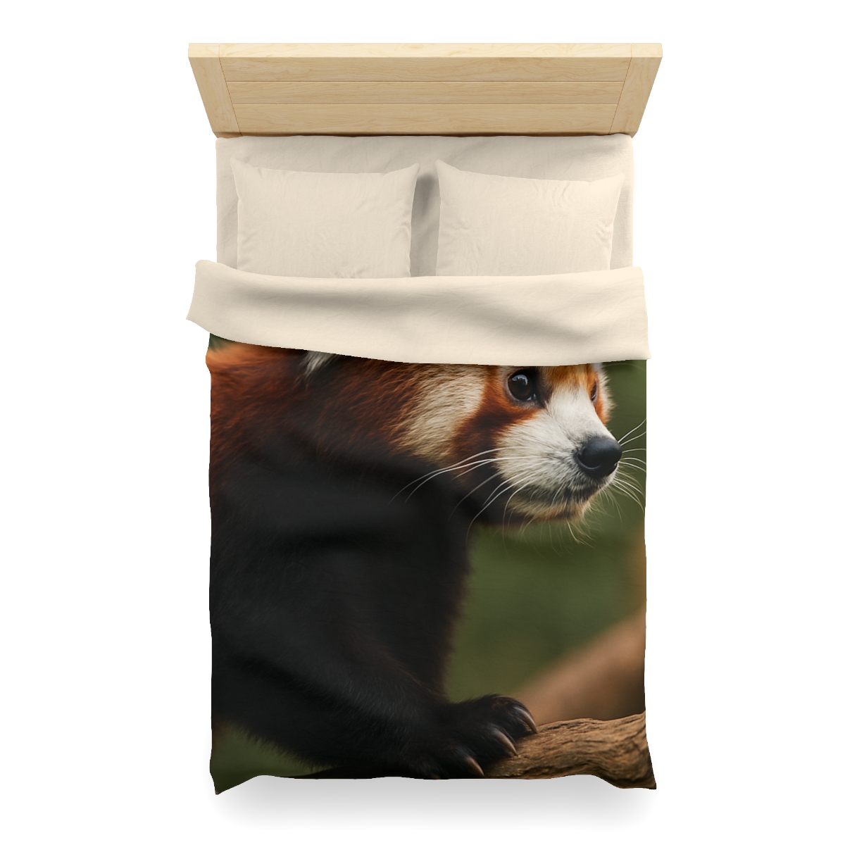 Bamboo Climber Red Panda custom duvets