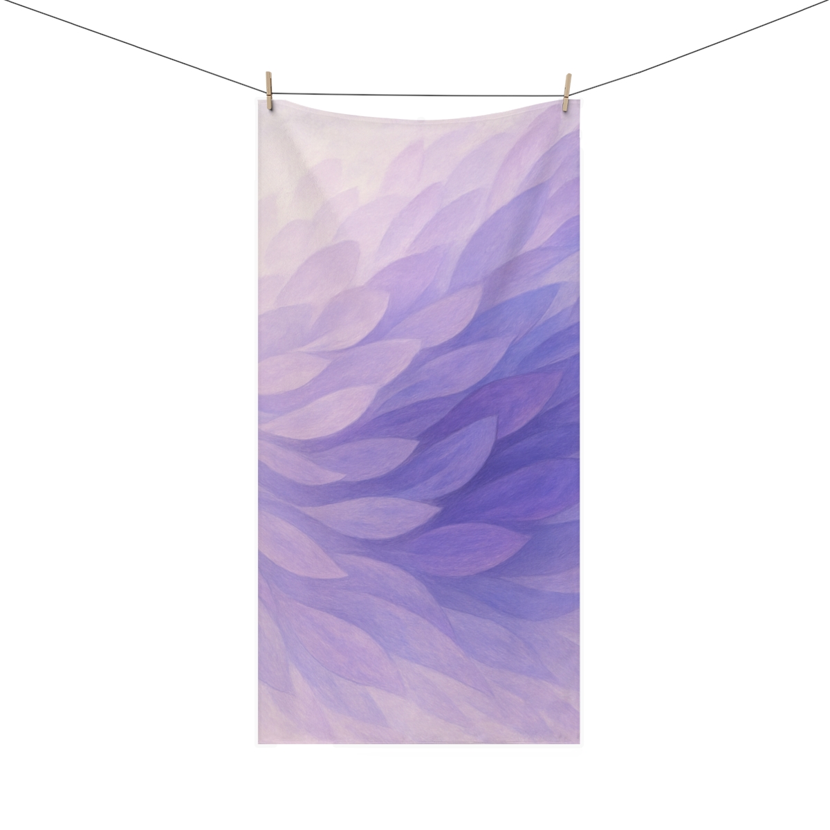 Petal Overlay Wave stylish beach towels