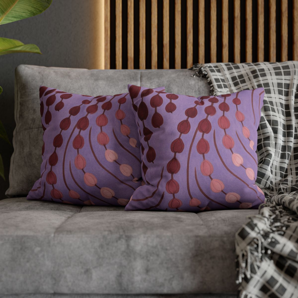 Spiral Bud Cascade trendy patterned pillow cases