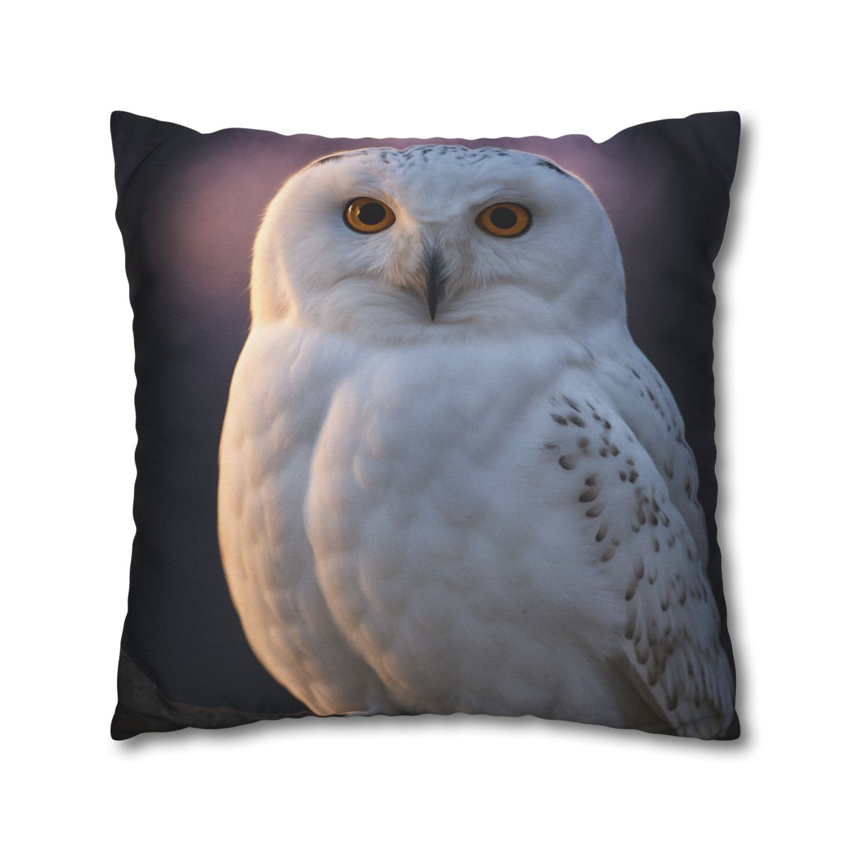 Twilight Watcher Snowy Owl unique gift pillow cases