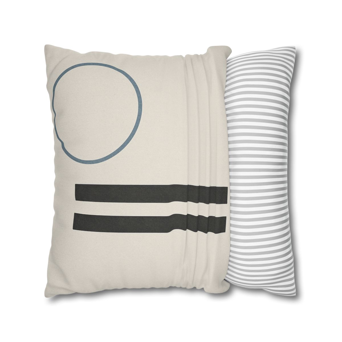 Split Column And Floating Ring designer print pillow cases
