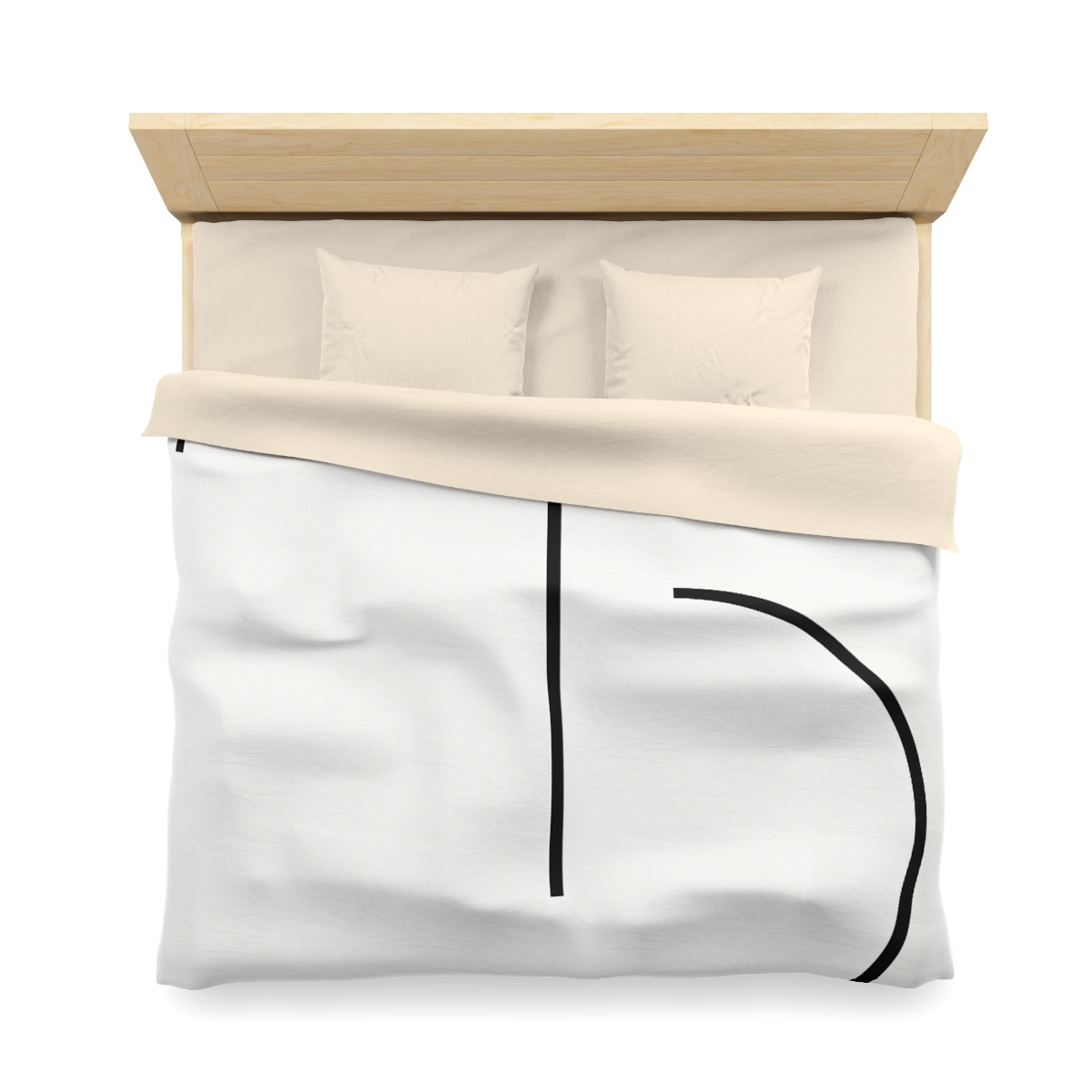 Twin Arc Horizon Offset custom duvets