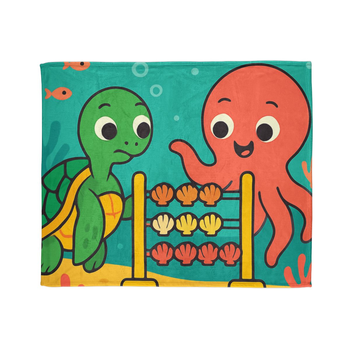 Coral Reef Codebreakers soft fleece blankets