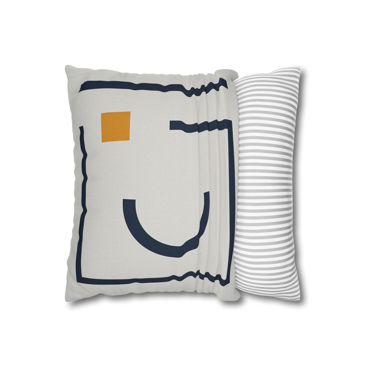 Broken Frame With Floating Arc trendy patterned pillow cases