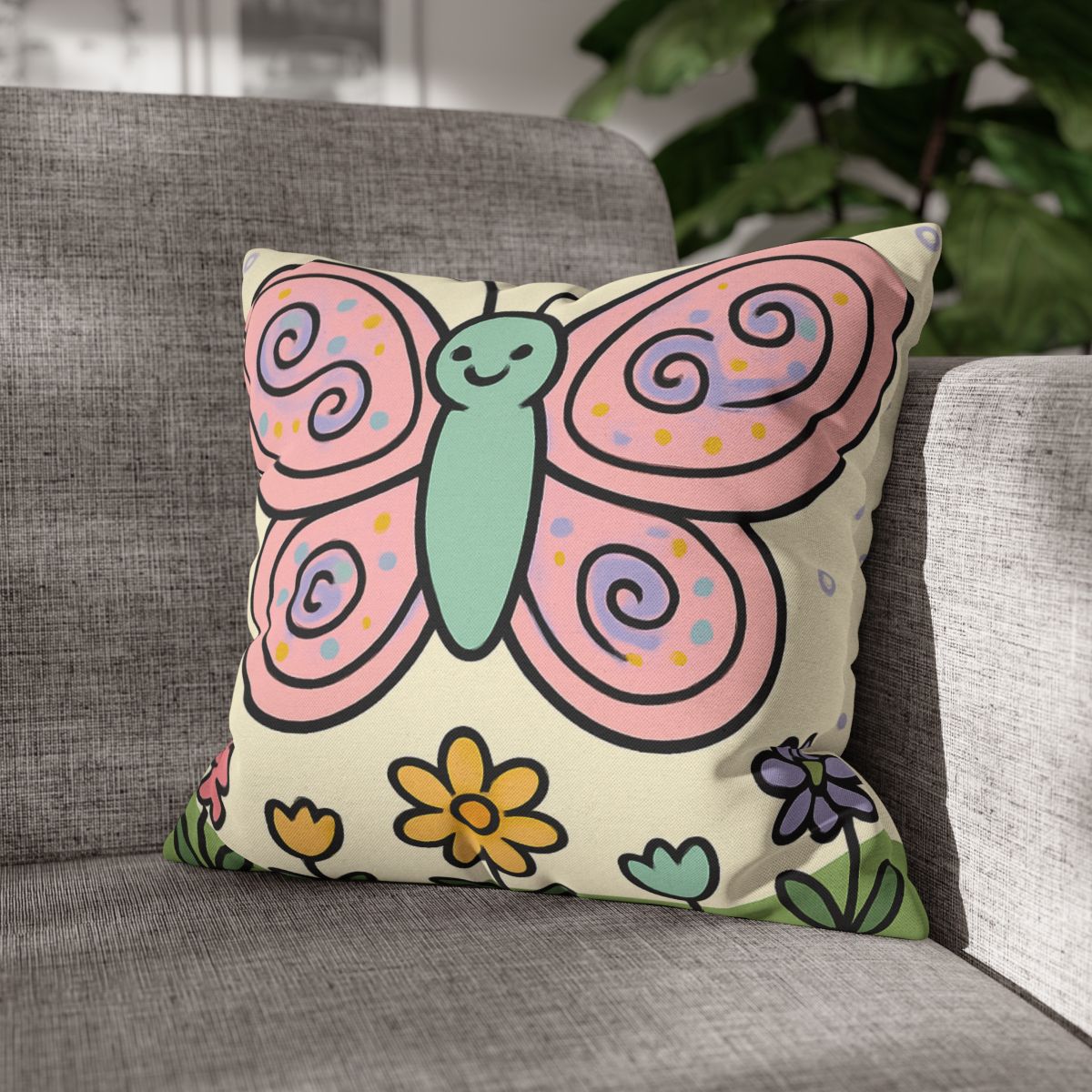 Cosmic Garden Butterfly comfortable bedding pillow covers