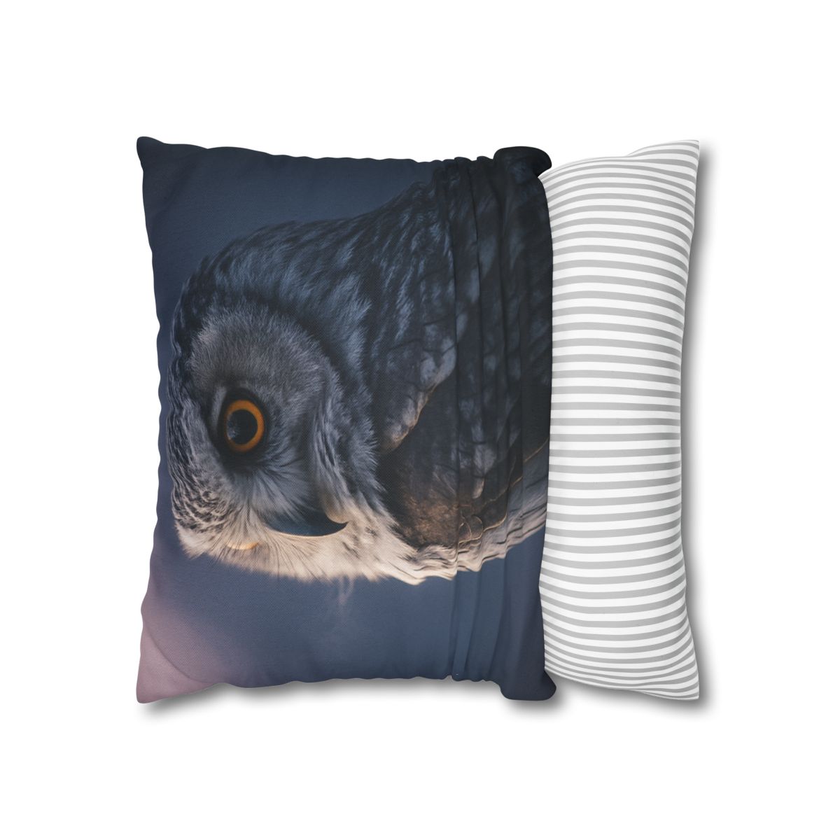 Twilight Watcher Snowy Owl designer print pillow cases