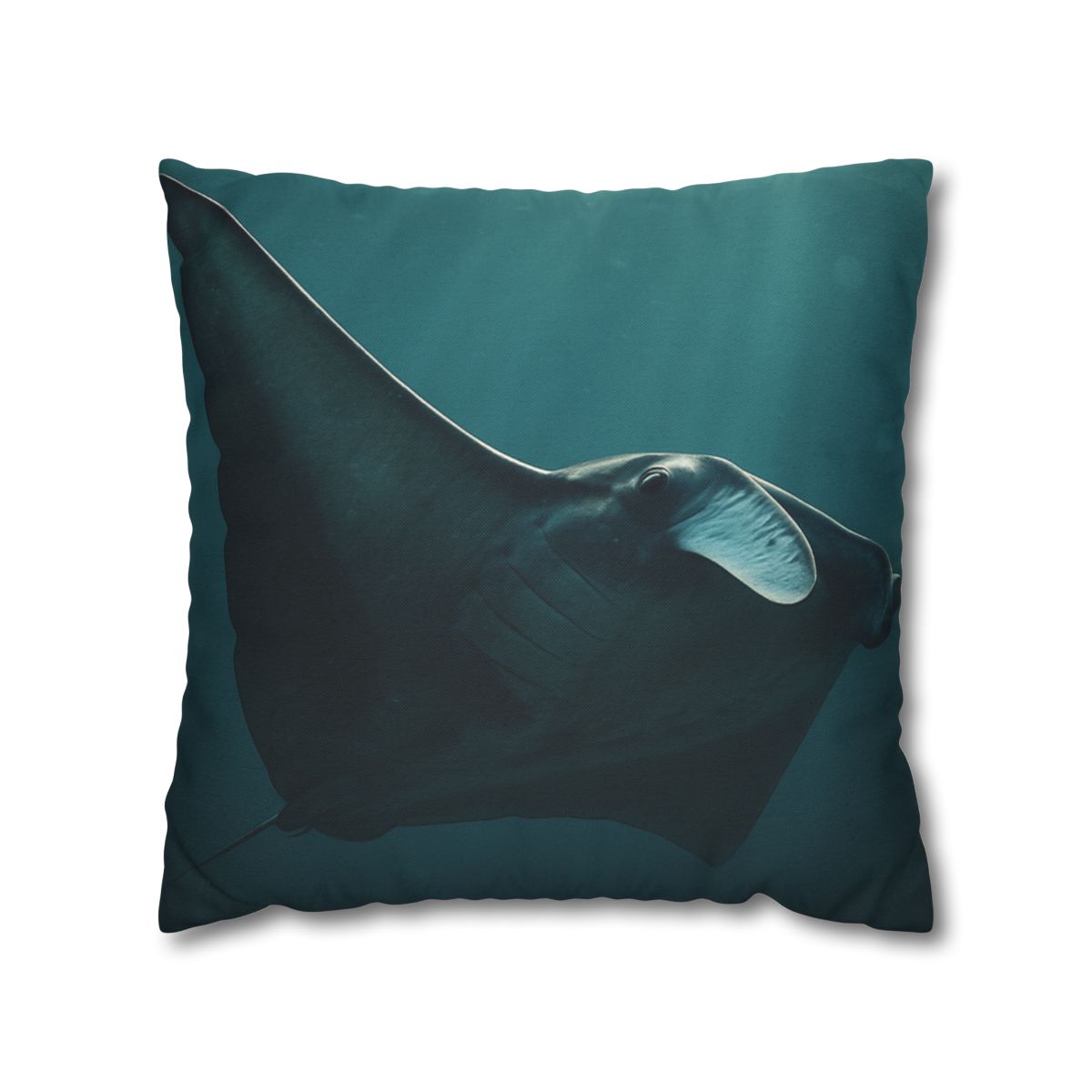 Glasswing Glide Manta Ray designer print pillow cases