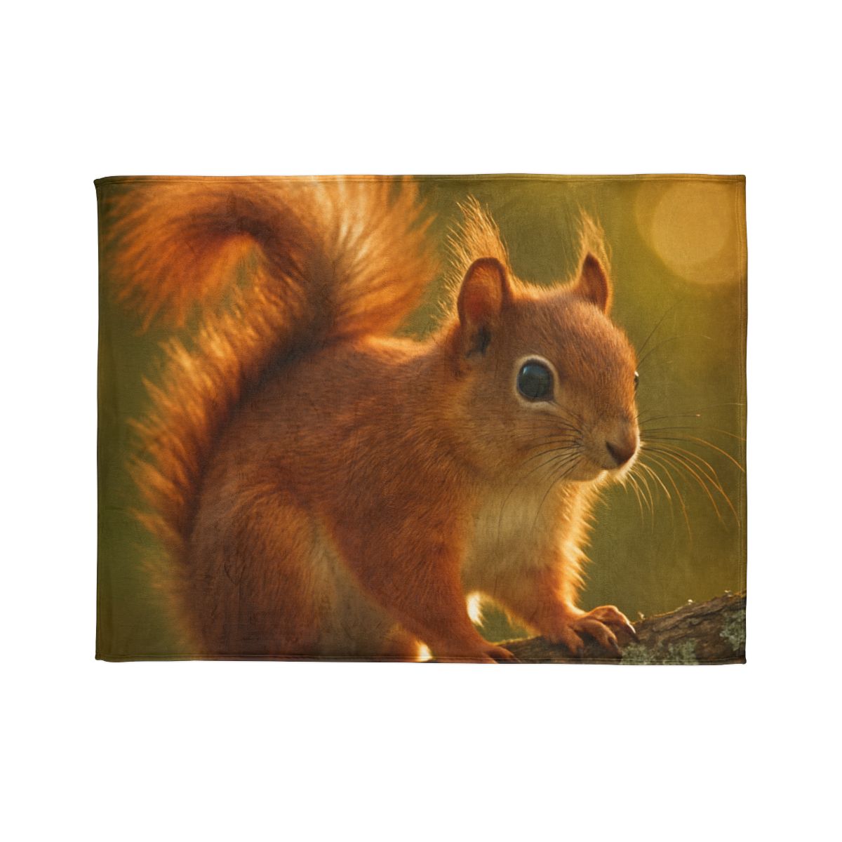 Sunrise Forager Red Squirrel decorative home blankets