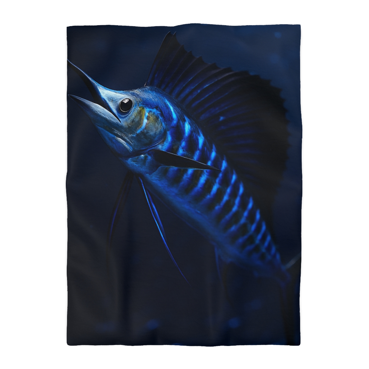 Nebula Crown Sailfish designer printed duvets