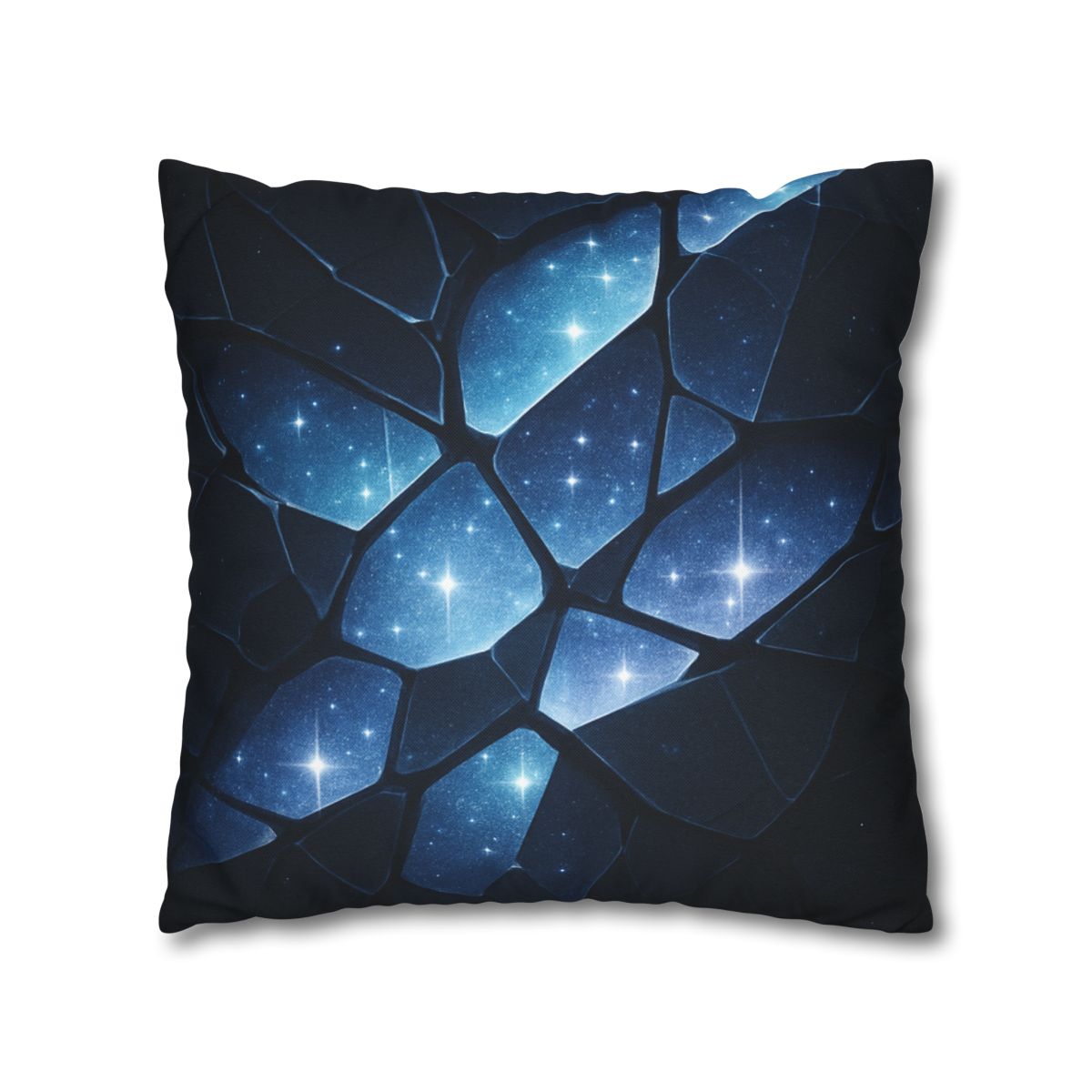 Starlit Fracture Mosaic personalized pillow covers