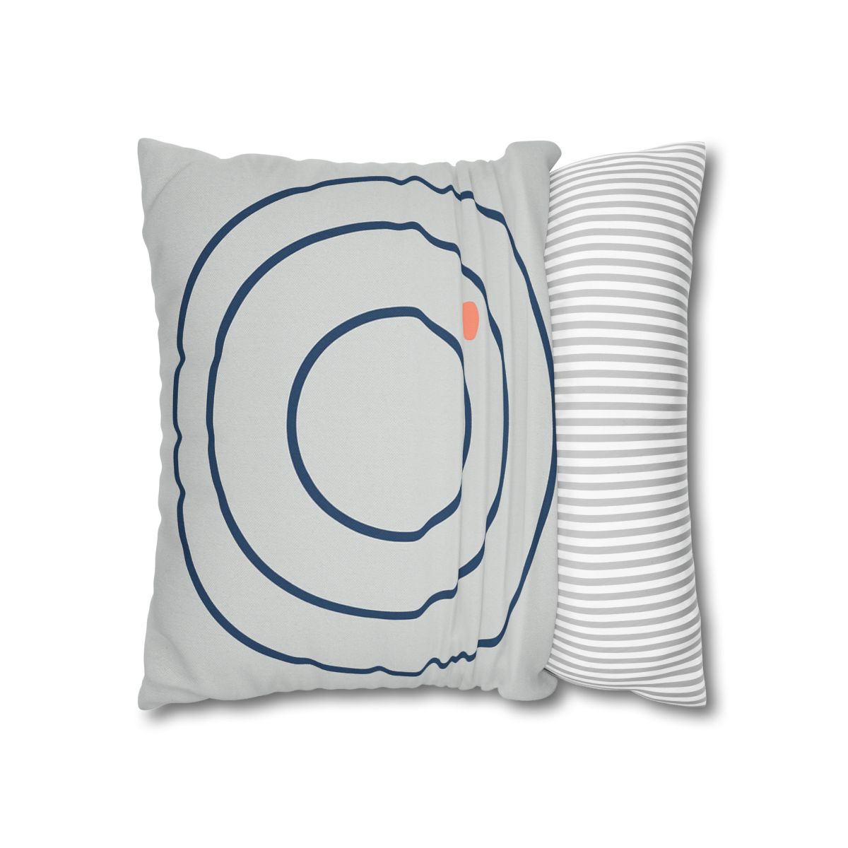 Three Calm Rings With Accent Dot trendy patterned pillow cases