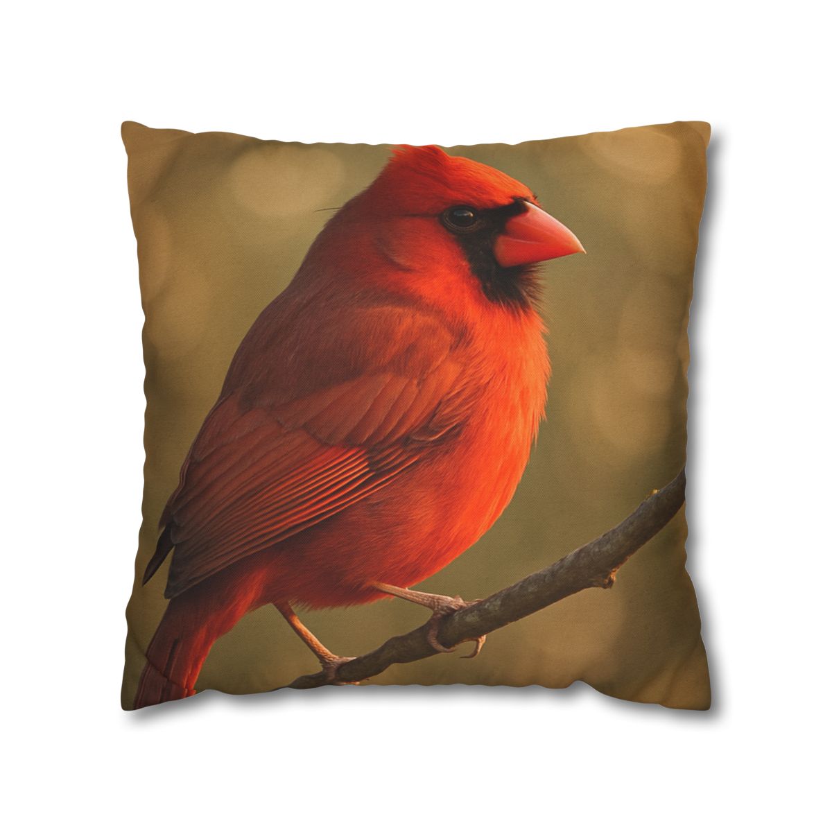 Crimson Pulse Northern Cardinal trendy patterned pillow cases