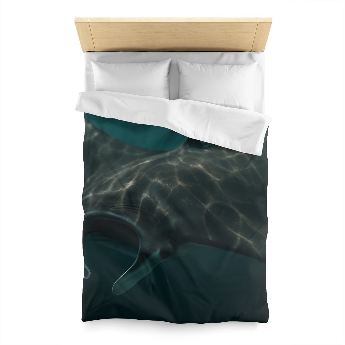 Moonlit Drift Giant Manta Ray custom duvets
