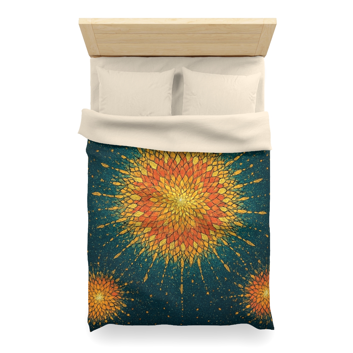 Starburst Mosaic Halo custom duvets