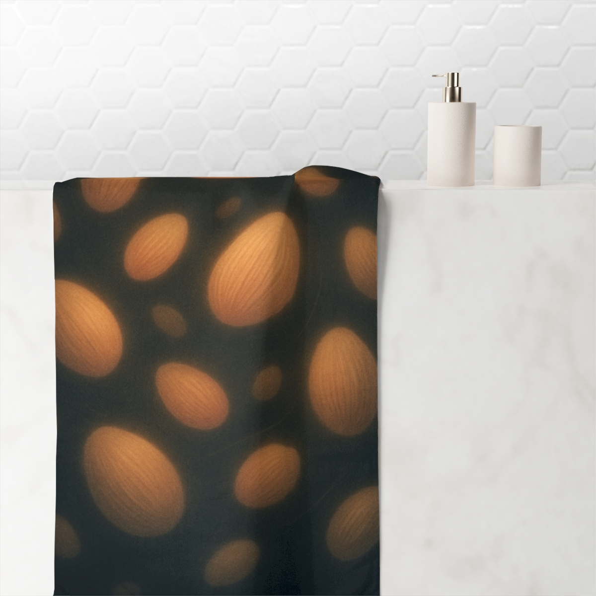 Celestial Seed Cluster designer printed towels