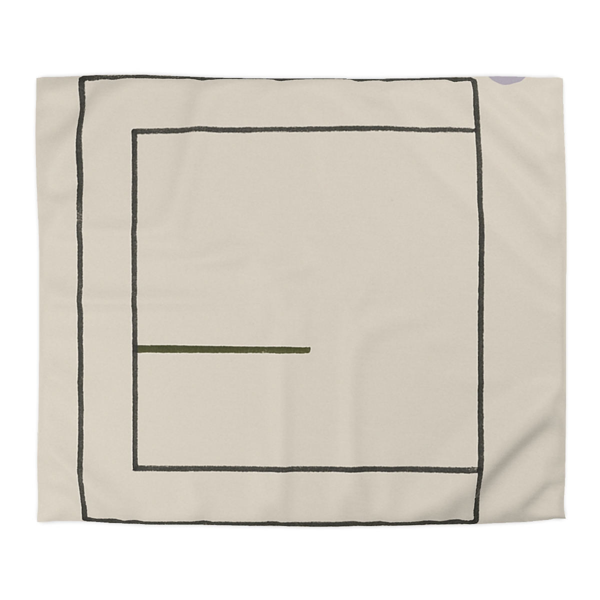 Nested Square And Crossing Short Line personalized bedding duvets