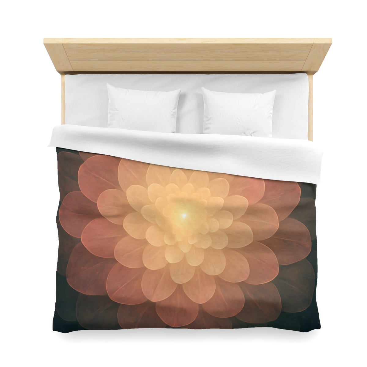 Celestial Petal Halo personalized bedding duvets