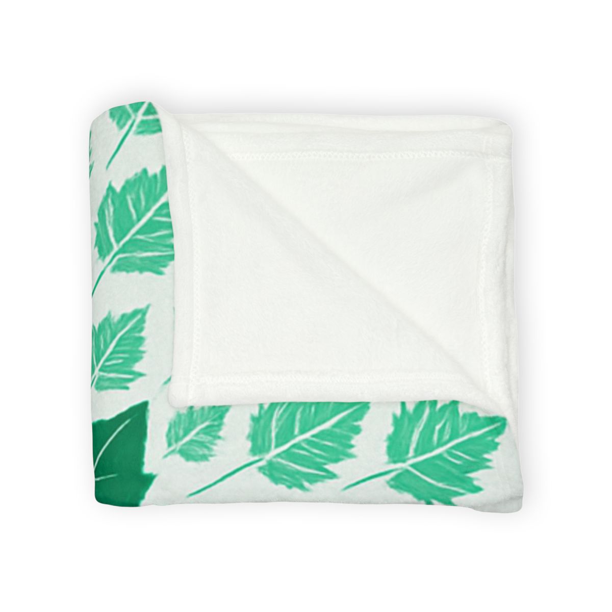 Fractal Leaf Radiance custom blankets