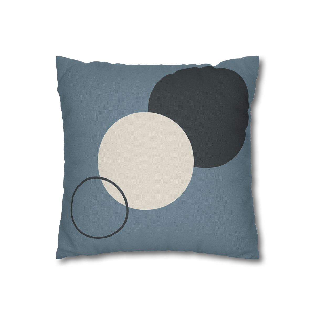 Staggered Circle Trio soft cotton pillow cases