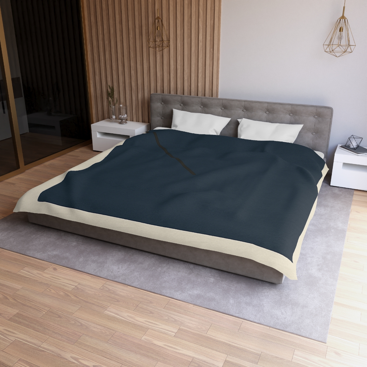 Diagonal Line And Square Balance personalized bedding duvets