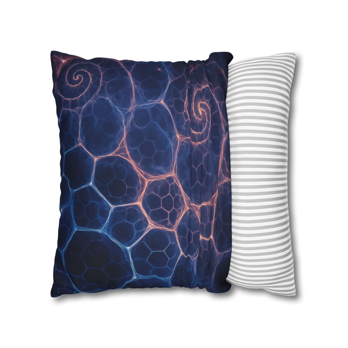 Fractal Nebula Lattice unique gift pillow cases