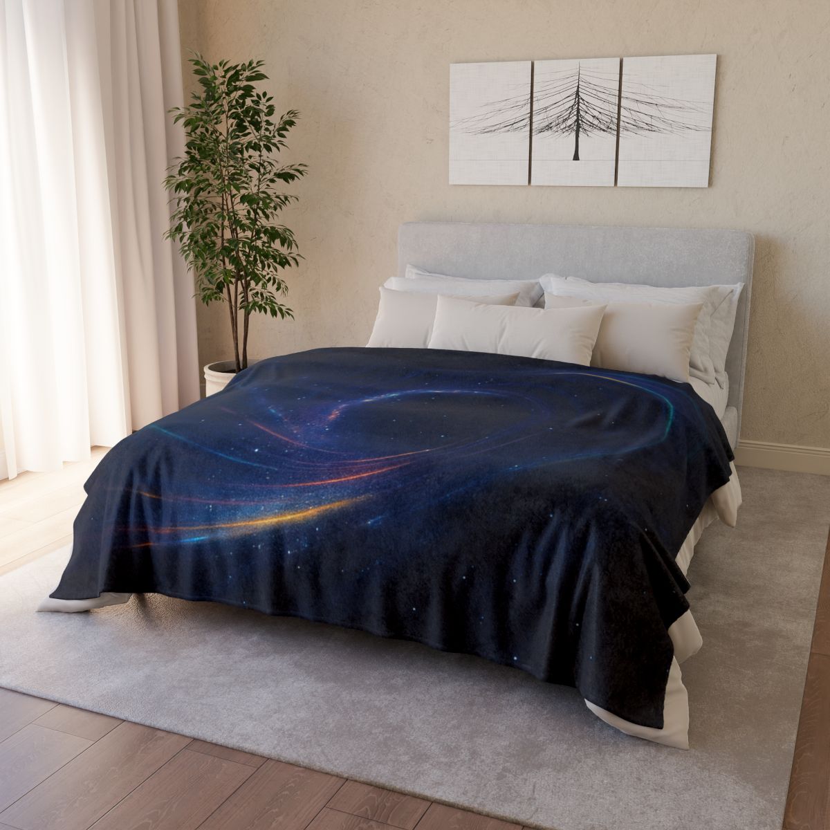 Prismatic Lensing Mirage decorative home blankets