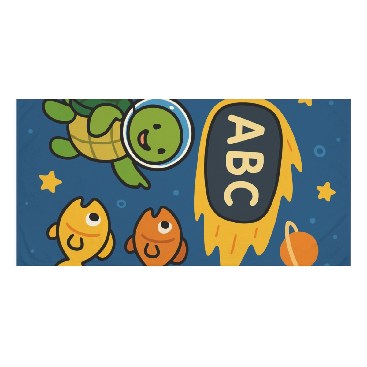 Comet Classroom Turtle decorative home towels
