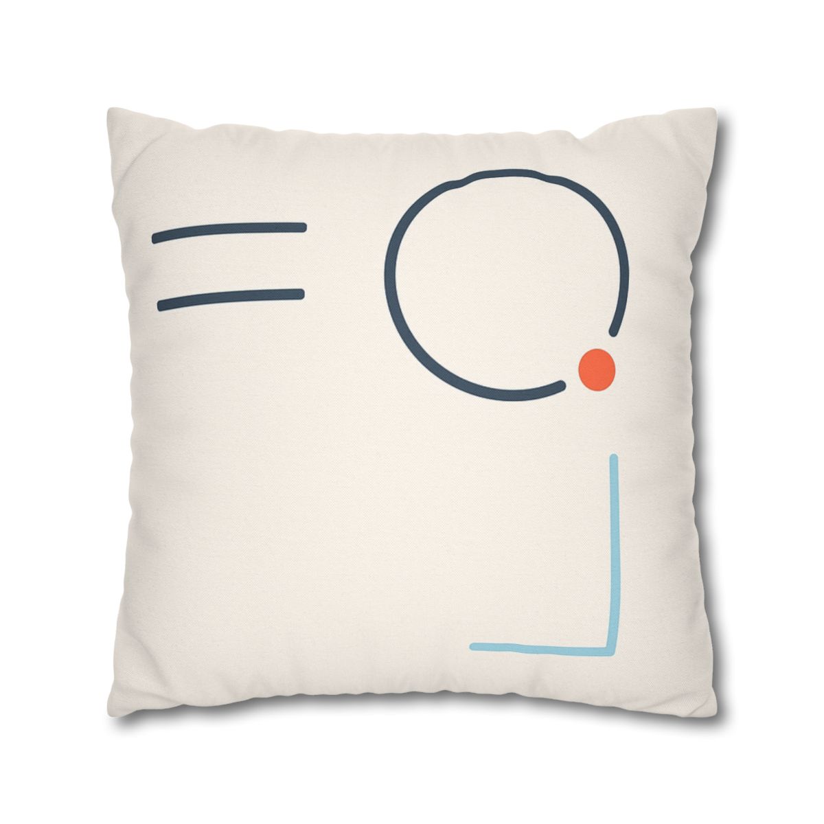 Quiet Orbit With Offset Bars personalized pillow covers