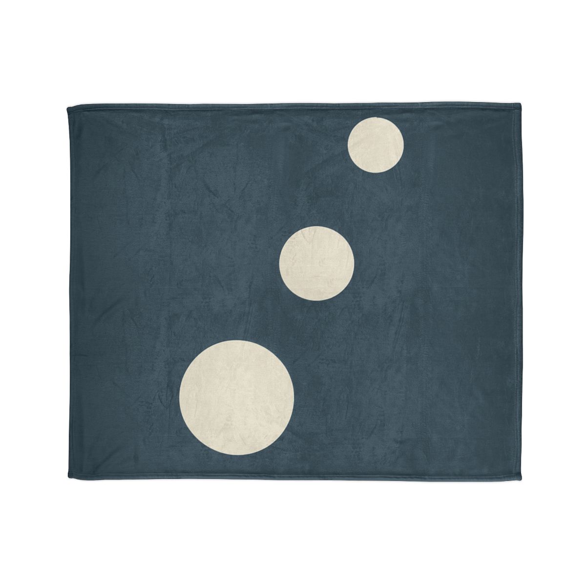 Trio Of Staggered Circles decorative home blankets