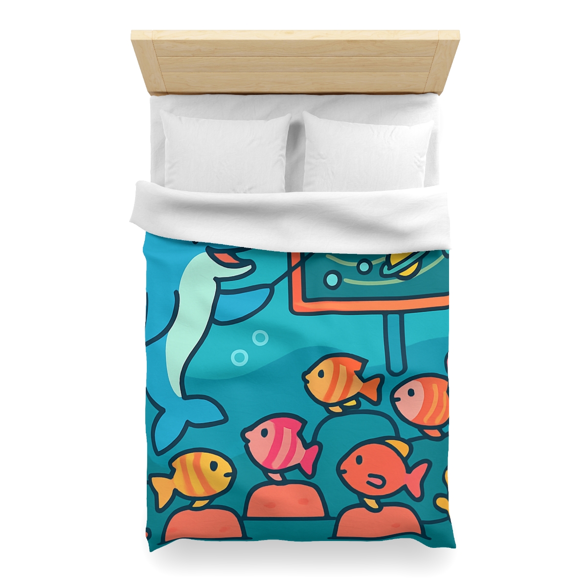 Cosmic Coral Reef Classroom trendy bedroom duvets