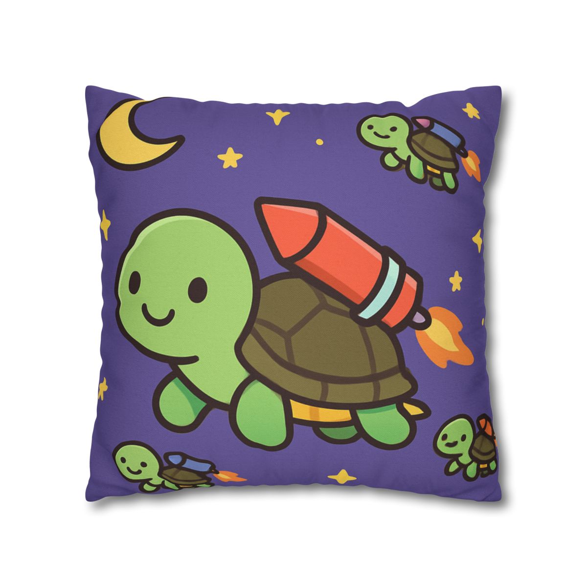 Rocket Powered Turtle Parade custom pillow cases
