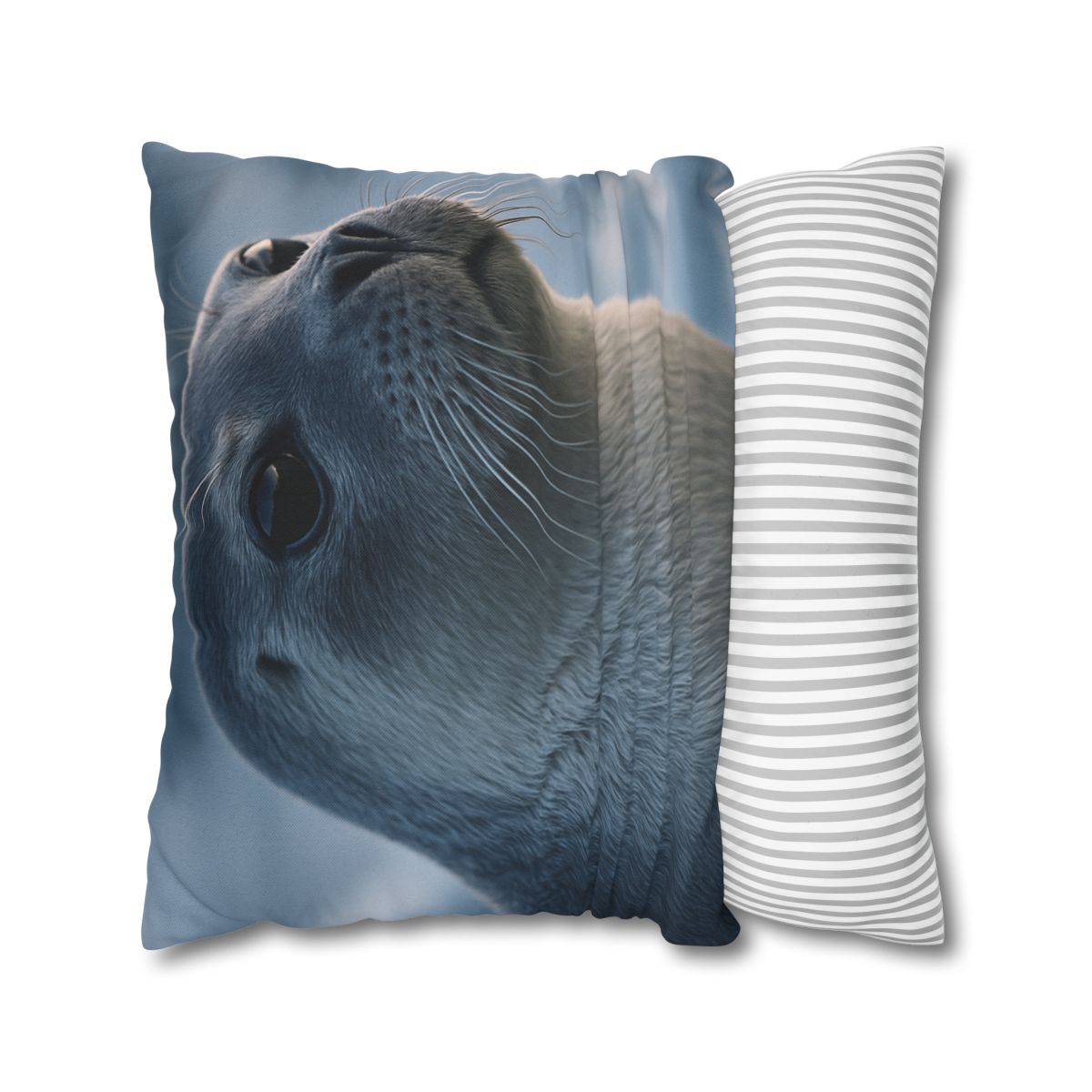 Moonlit Gaze Harp Seal custom pillow cases