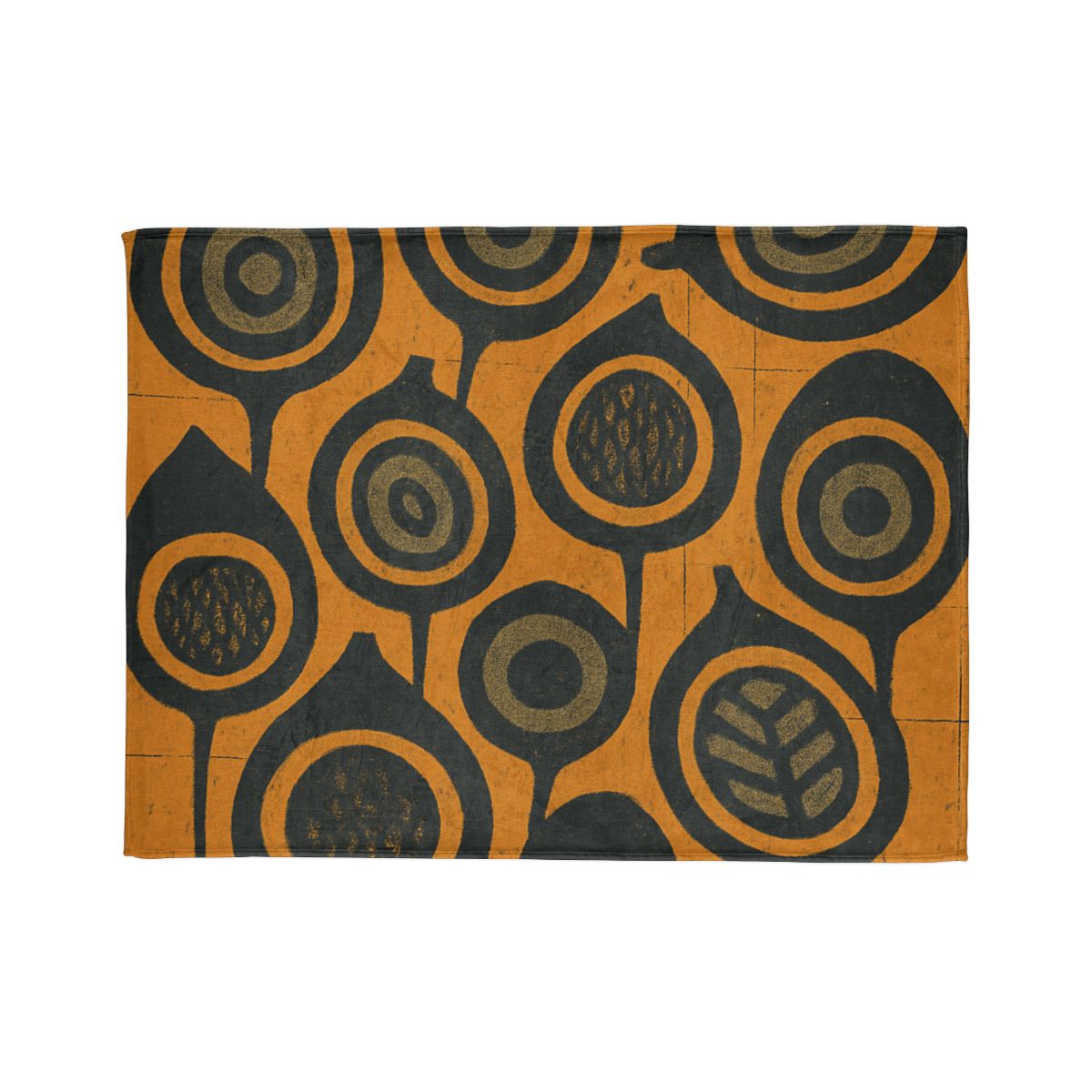 Seed Pod Cluster Matrix designer printed blankets