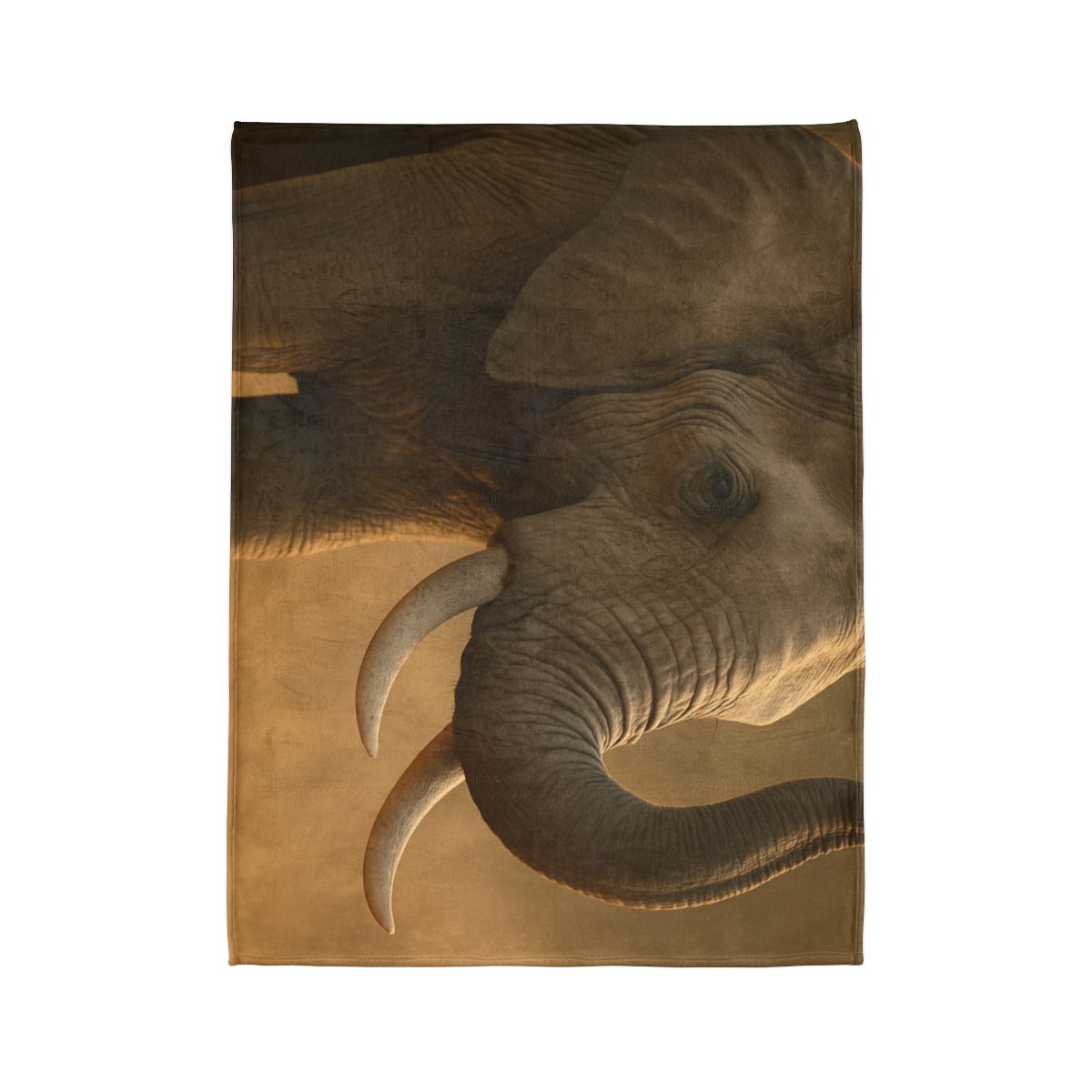 Savannah Sentinel Elephant stylish throw blankets