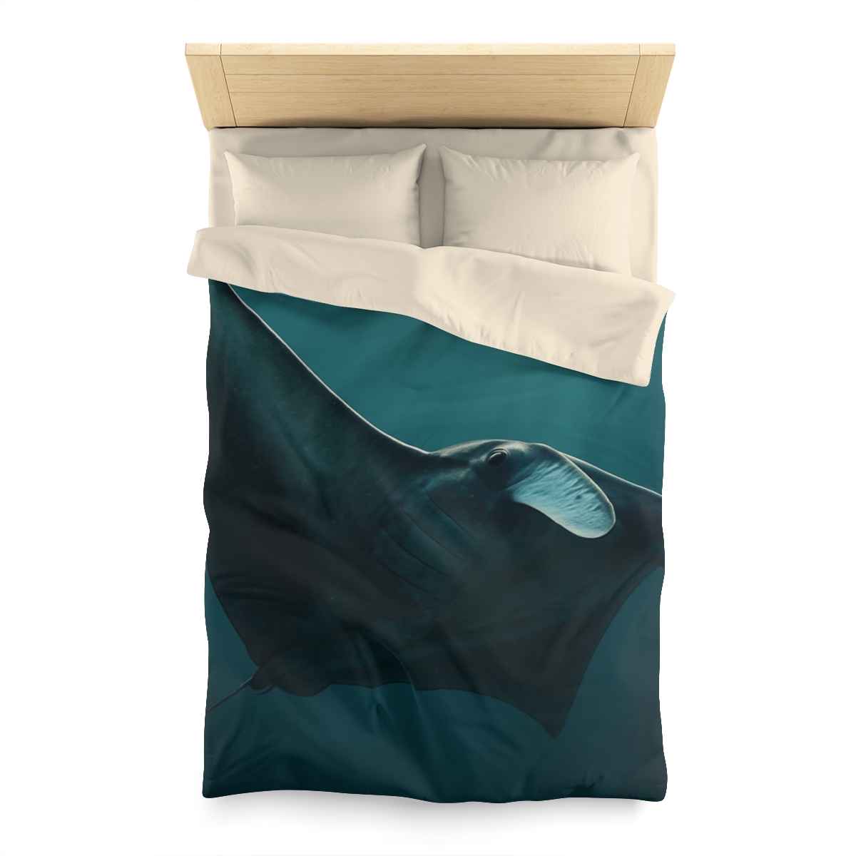 Glasswing Glide Manta Ray duvets for gifts