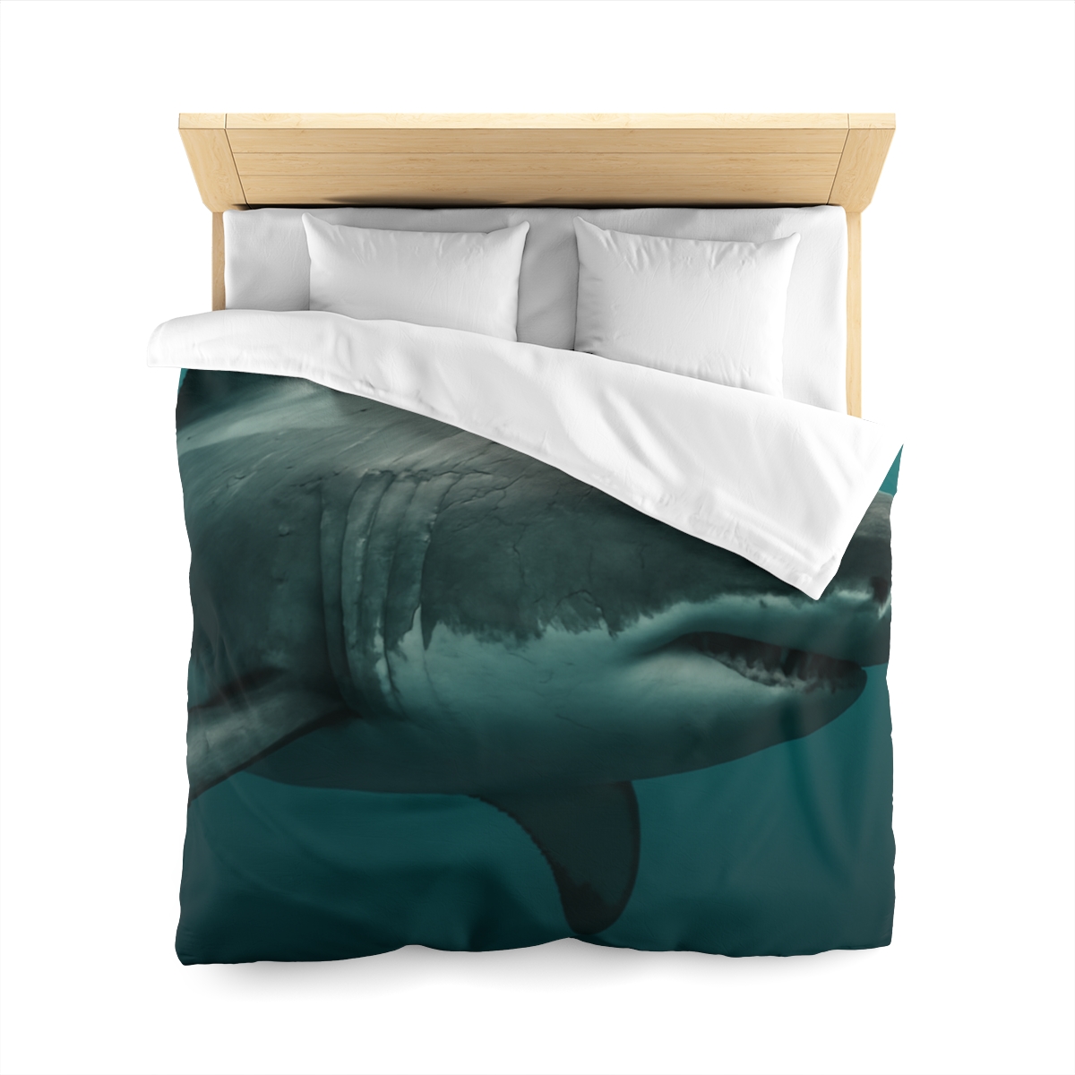 Silent Hunter Great White Shark unique patterned duvets