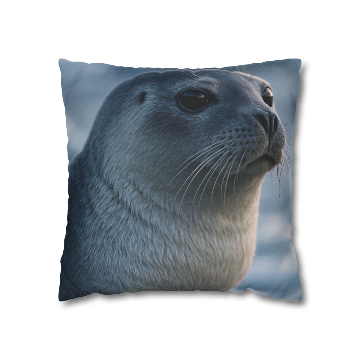 Moonlit Gaze Harp Seal custom pillow cases