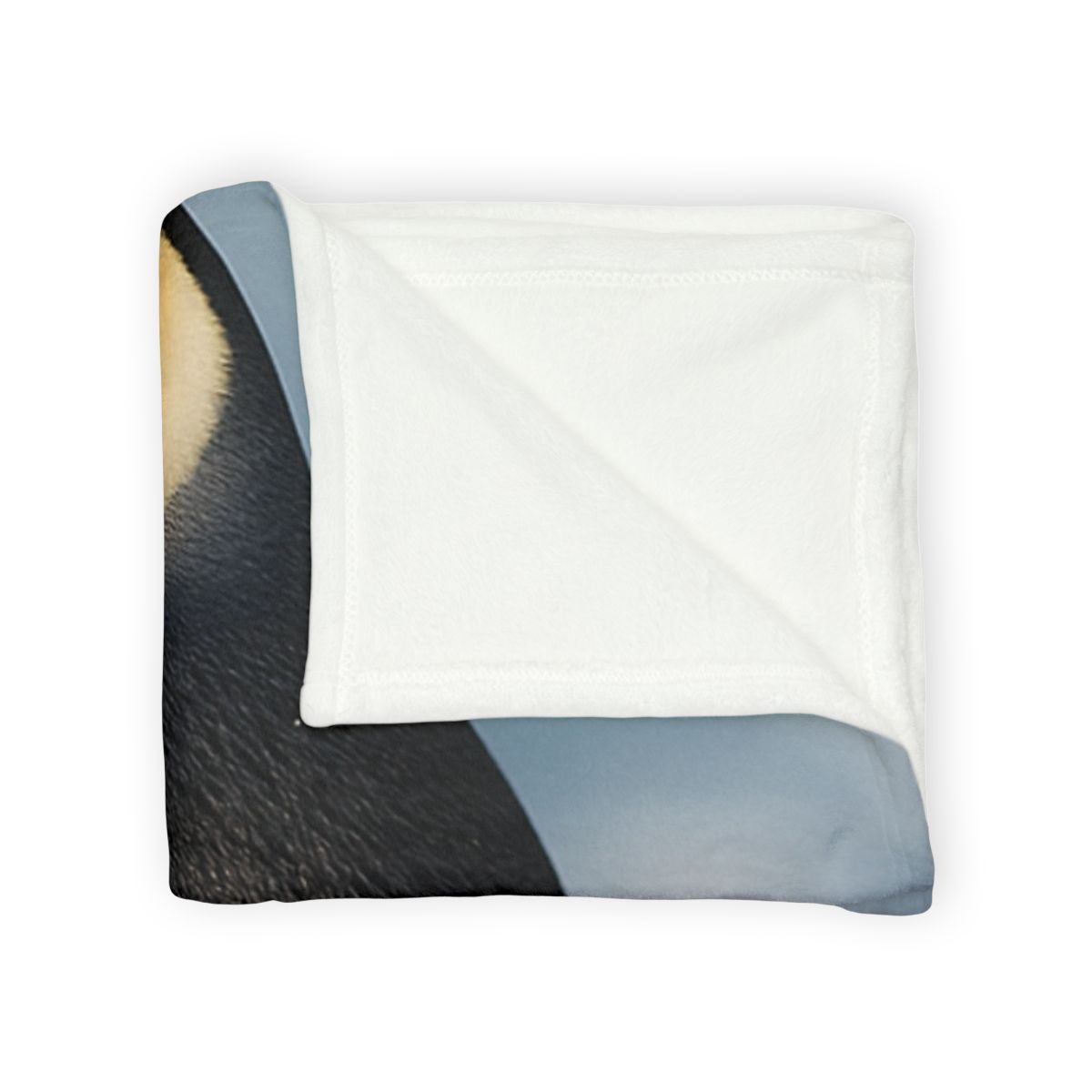Aurora Drift Emperor Penguin soft fleece blankets
