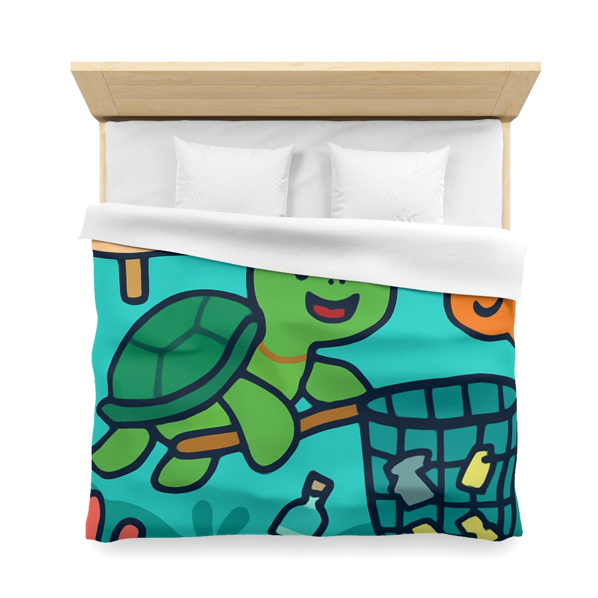 Coral Reef Clean Up Crew warm winter duvets