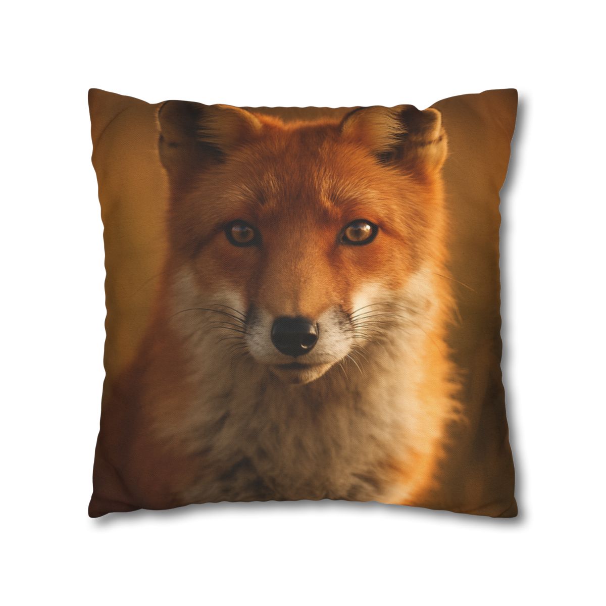 Crimson Whisper Red Fox trendy patterned pillow cases