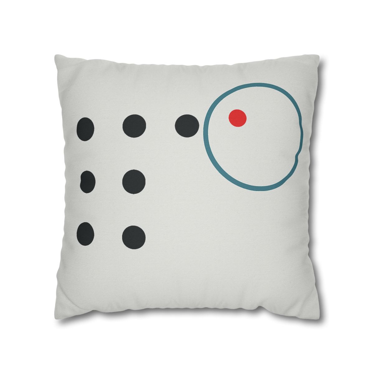 Broken Grid With One Orbit Ring stylish decorative pillowcases