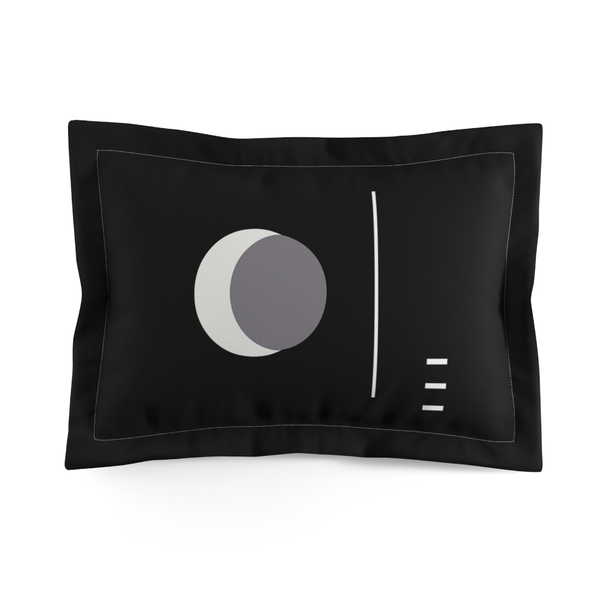 Binary Eclipse Block Balance stylish throw pillows