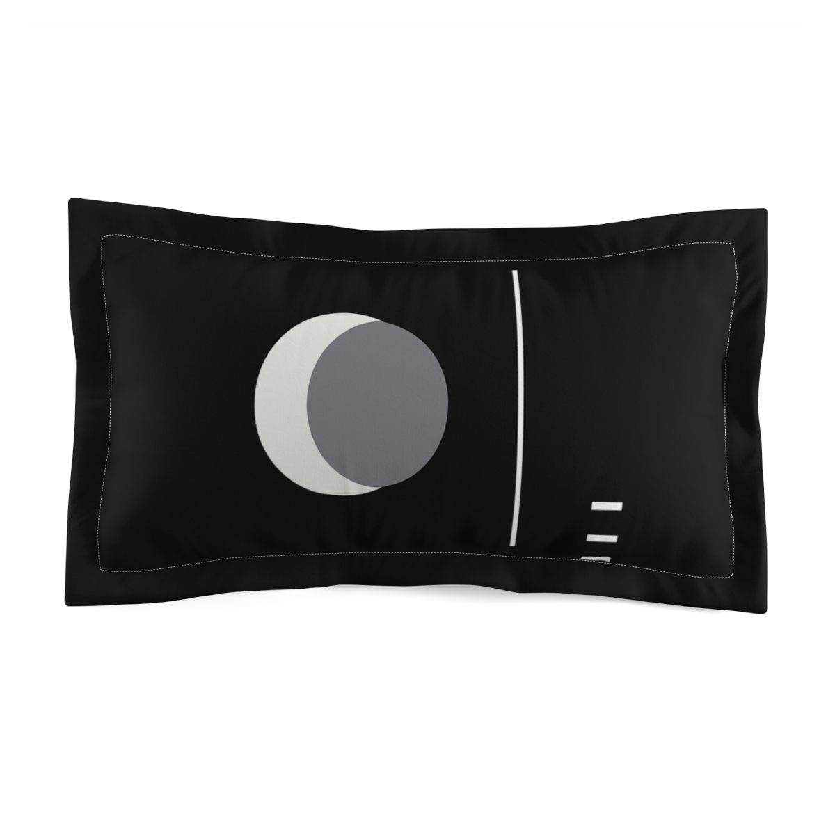 Binary Eclipse Block Balance stylish throw pillows