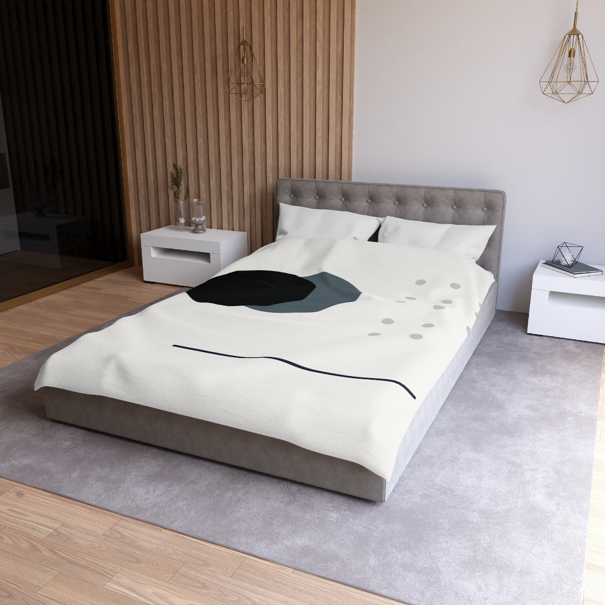 Binary Eclipse Dot Grid duvets for gifts